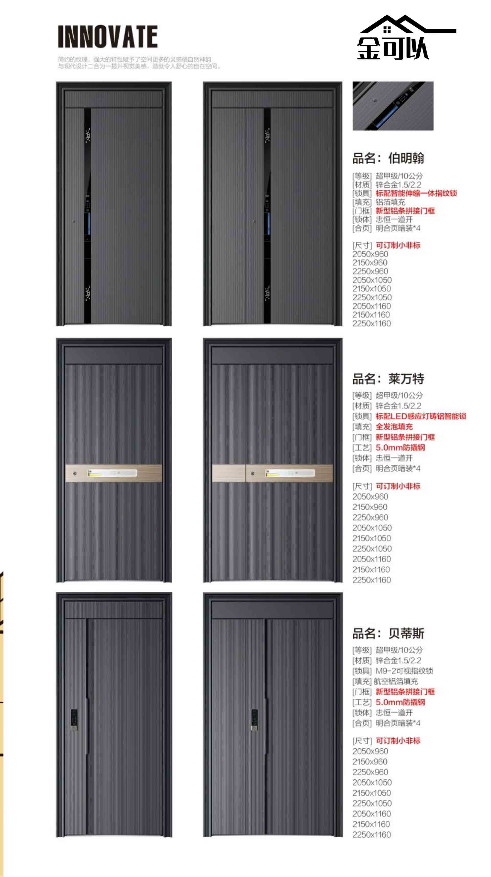 金可以别墅大门效果图大全