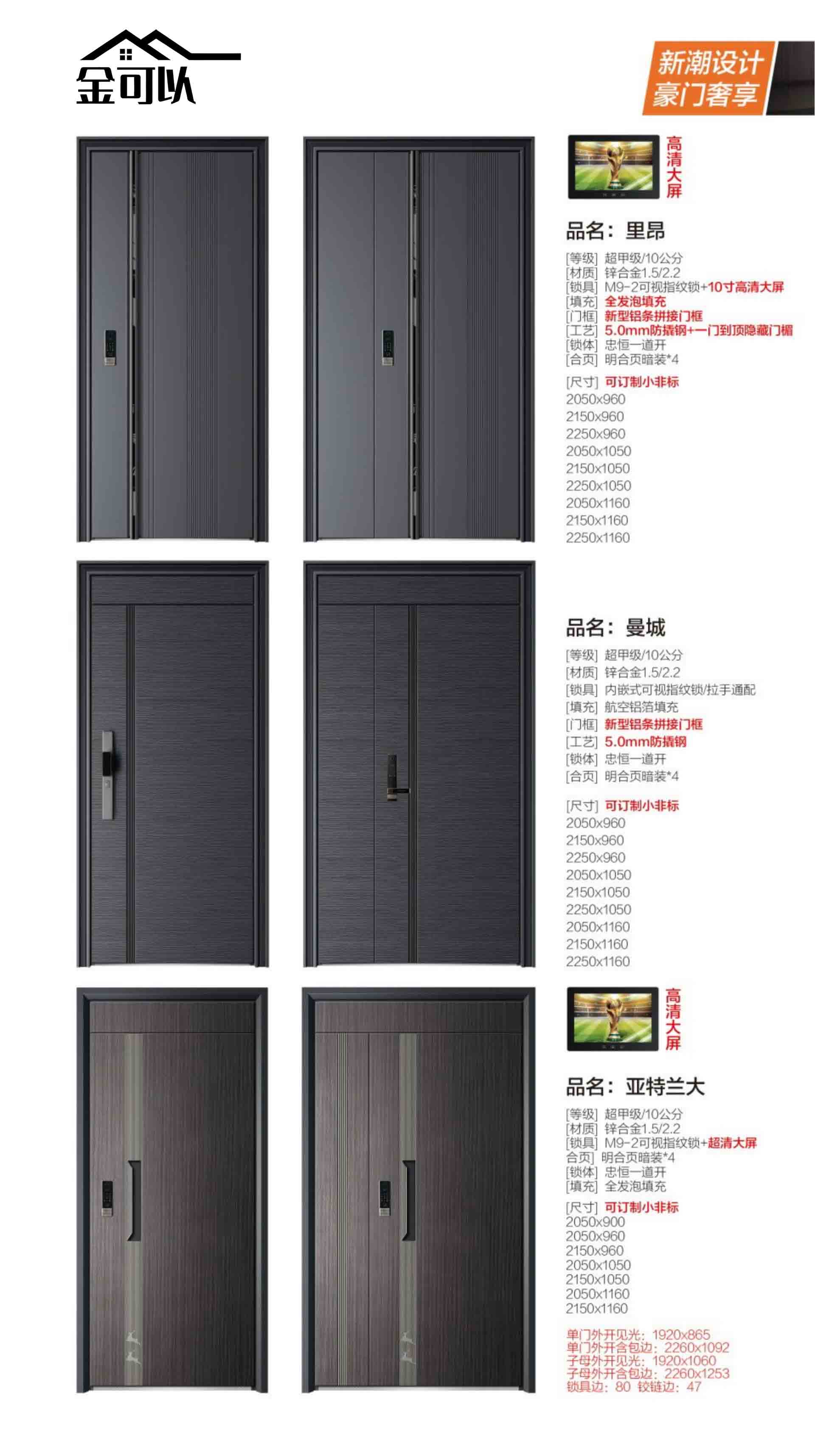 金可以别墅大门效果图大全