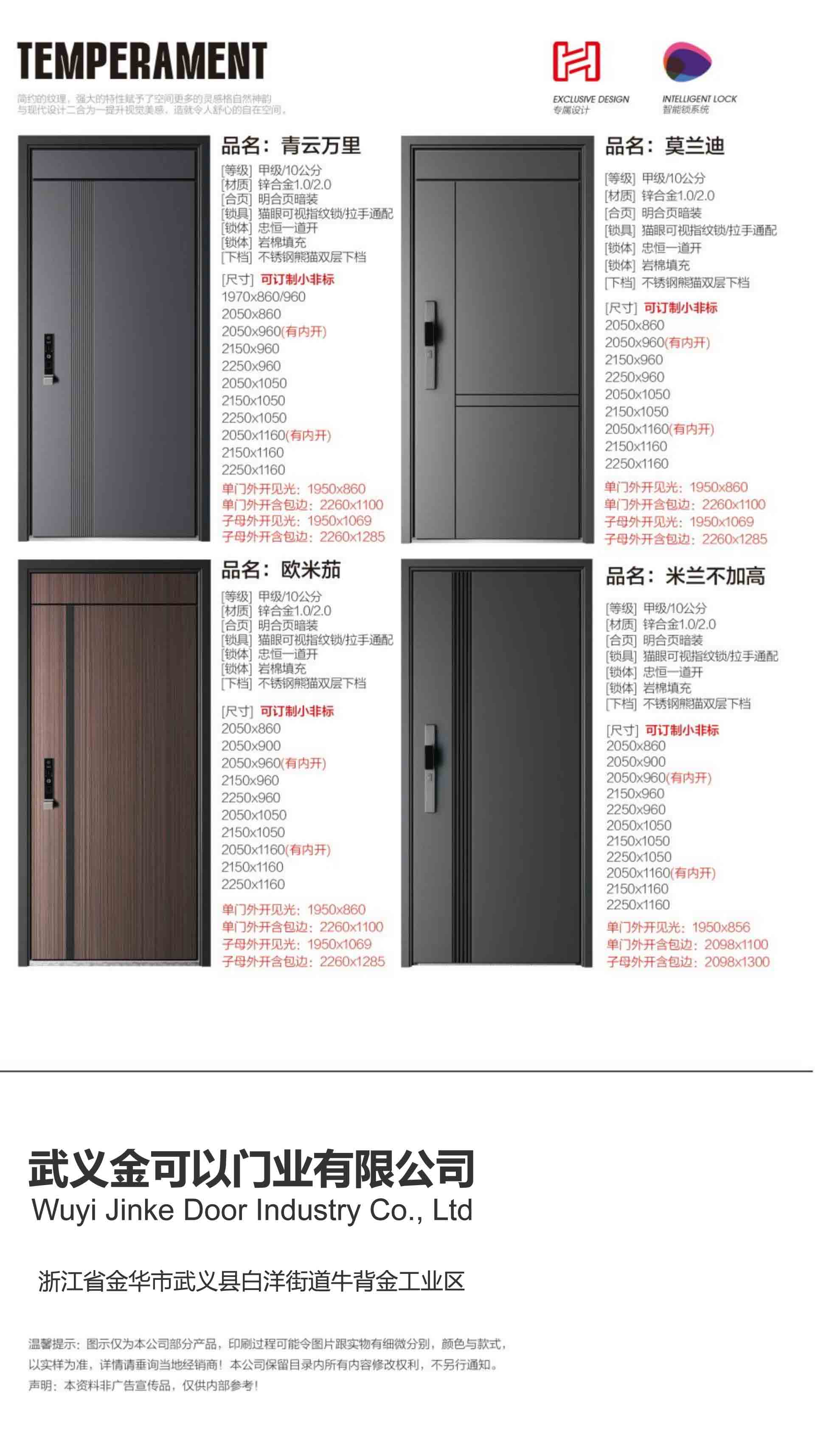 金可以入户门效果图大全